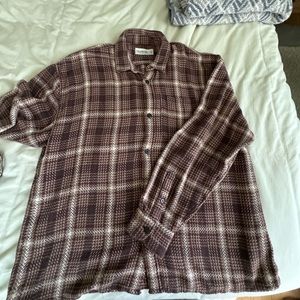 Abercrombie Woven Flannel Long Sleeve